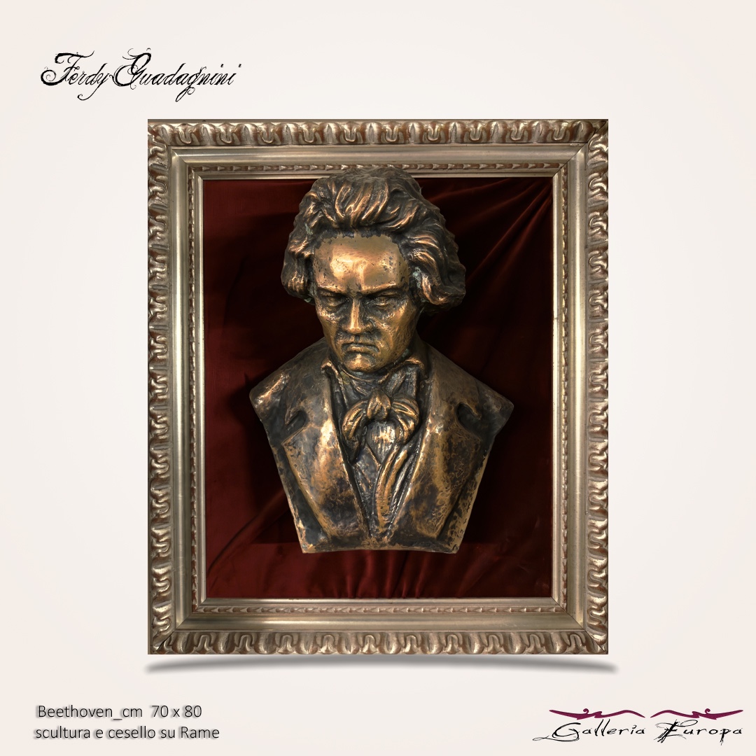 Ferdi Guadagnini - Opere in rame Busti - Galleria Europa Carano Ville di Fiemme Trentino