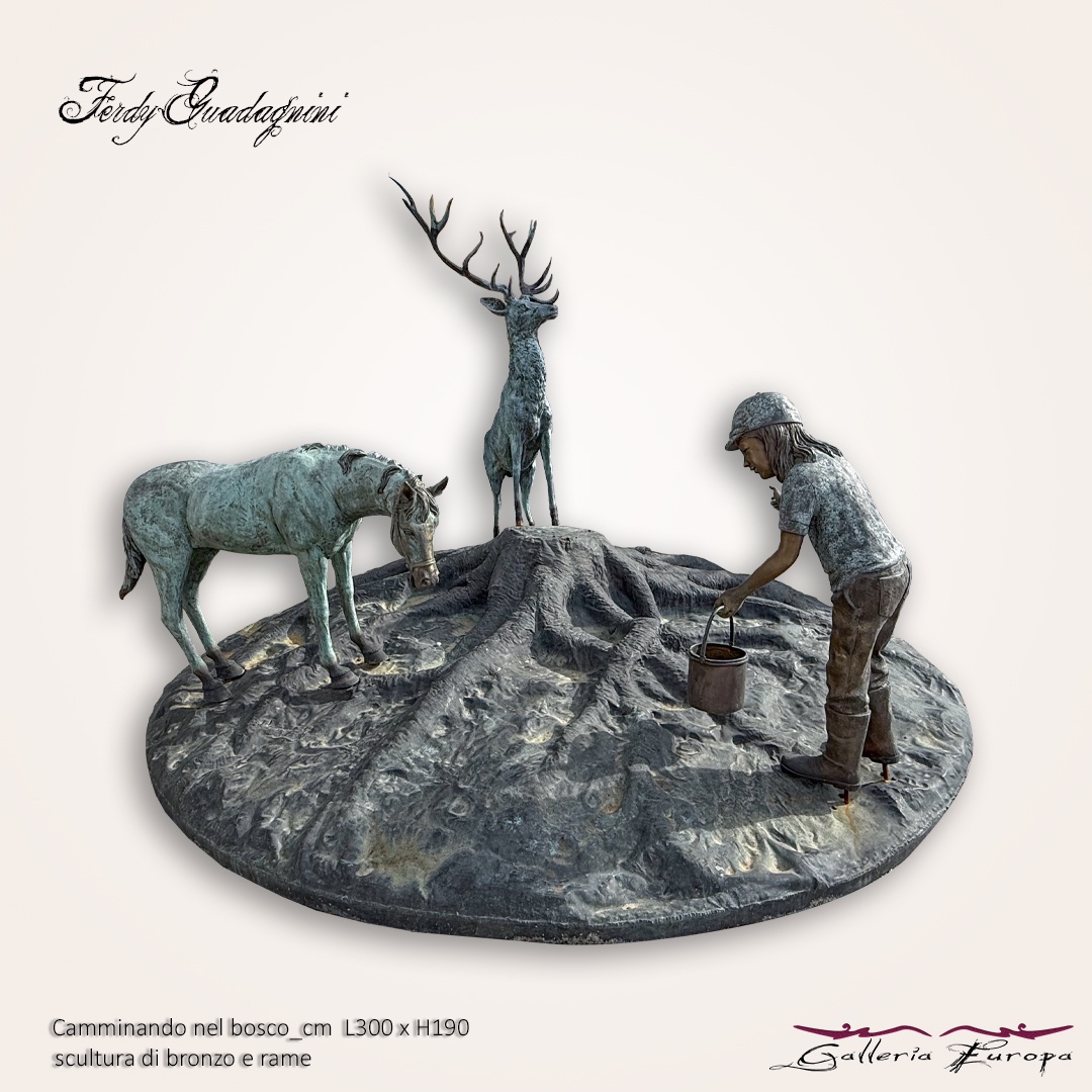 Ferdi Guadagnini - Opere Monumentali - Galleria Europa Carano Ville di Fiemme Trentino