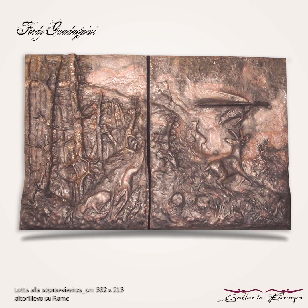 Ferdi Guadagnini - Opere Monumentali - Galleria Europa Carano Ville di Fiemme Trentino