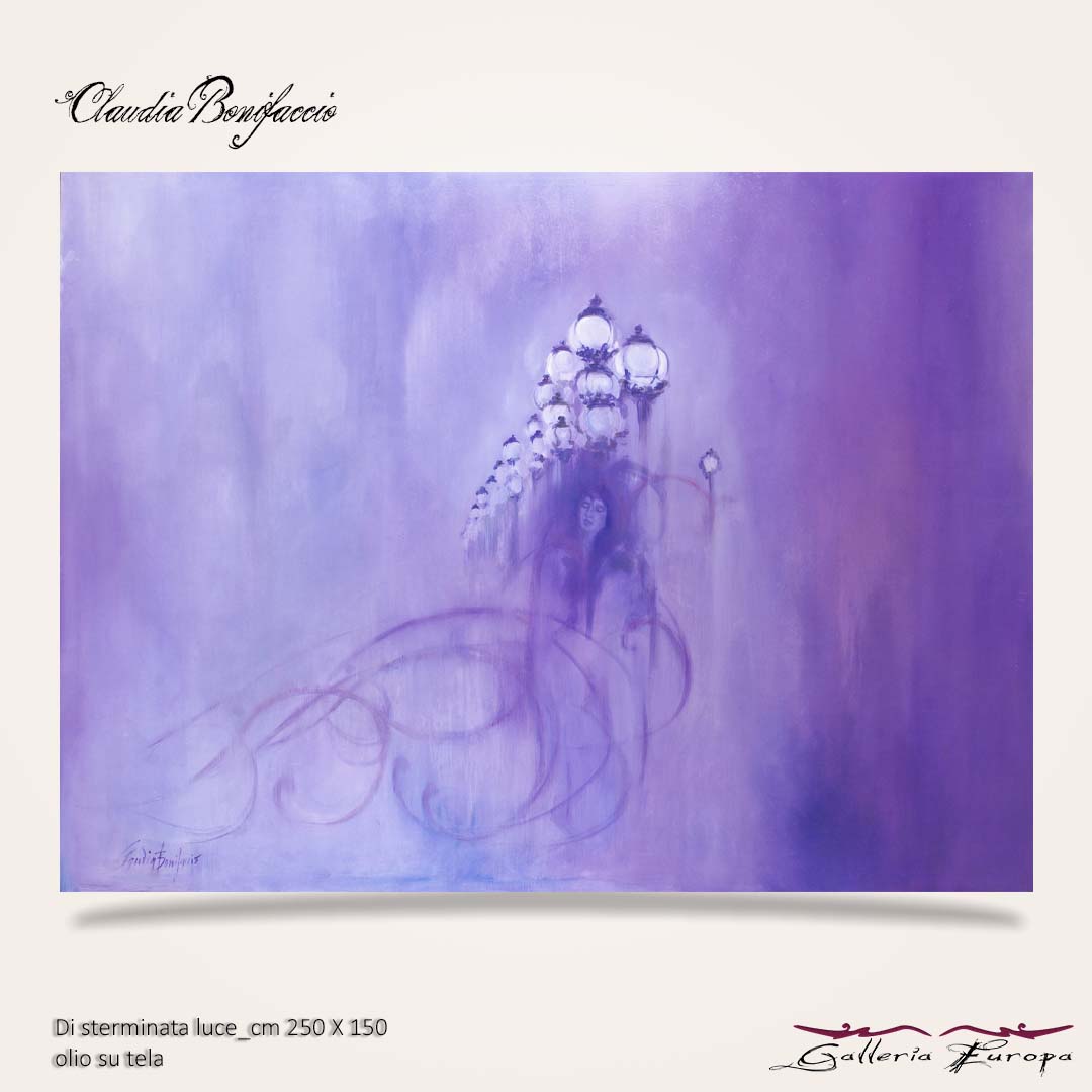 Claudia Bonifaccio - Opere Viola - Galleria Europa Carano Ville di Fiemme Trentino